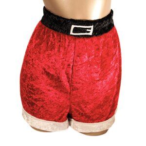 NWT Men's Santa Claus Velveteen Boxer Shorts NWT, Festive Santa Clause Holiday